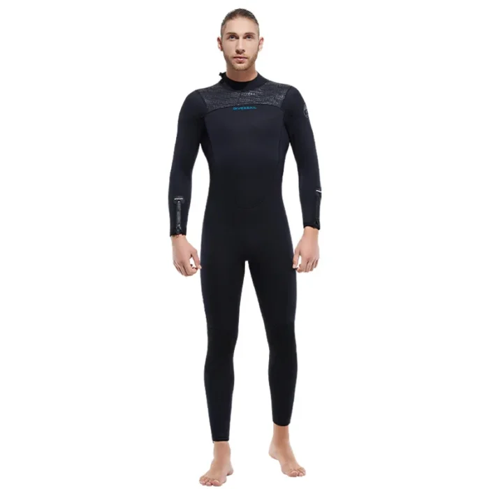 Men Women Wetsuit 5mm Neoprene Full Body Thermal Scuba Diving Suits One