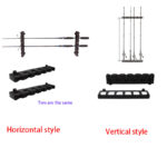 Fishing Rod Holders 6 Rod Rack Vertical Pole Holder Wall Mount Modular For Garage Fishing Pole 1