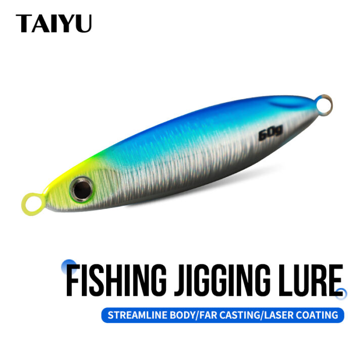 Taiyu 20g 30g 40g 60g Metal Jig Fishing Lure Micro Jigging Lures Sinking Wobblers Jigs For