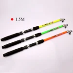 1 5m 1 8m Portable Telescopic Fishing Rod Carp Fishing Rod Feeder Hard Frp Carbon Fiber 4