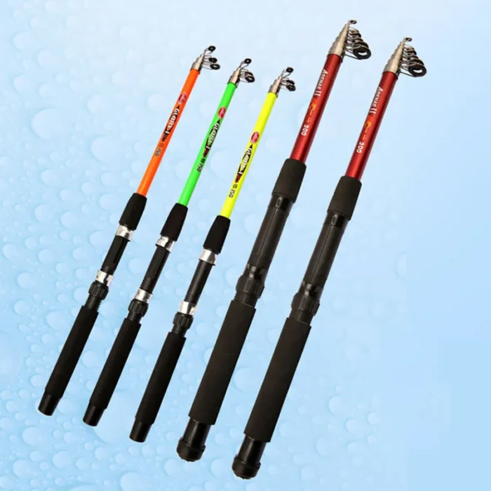 1 5m 1 8m Portable Telescopic Fishing Rod Carp Fishing Rod Feeder Hard Frp Carbon Fiber