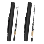 1 8m Baitcasting Lure Fishing Rod Spinning Telescopic Wooden Handle Carbon Casting Fishing Tackle Professional Light 4