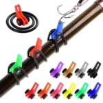 10pcs Lot Fishing Rod Pole Hook Keeper Lock Bait Lure Accessories Jig Hooks Safety Keeping Holder