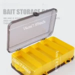 1pc Double Sided Fishing Tackle Box With Portable Tool Organizer And Bait Storage For Outdoor Fishing 1