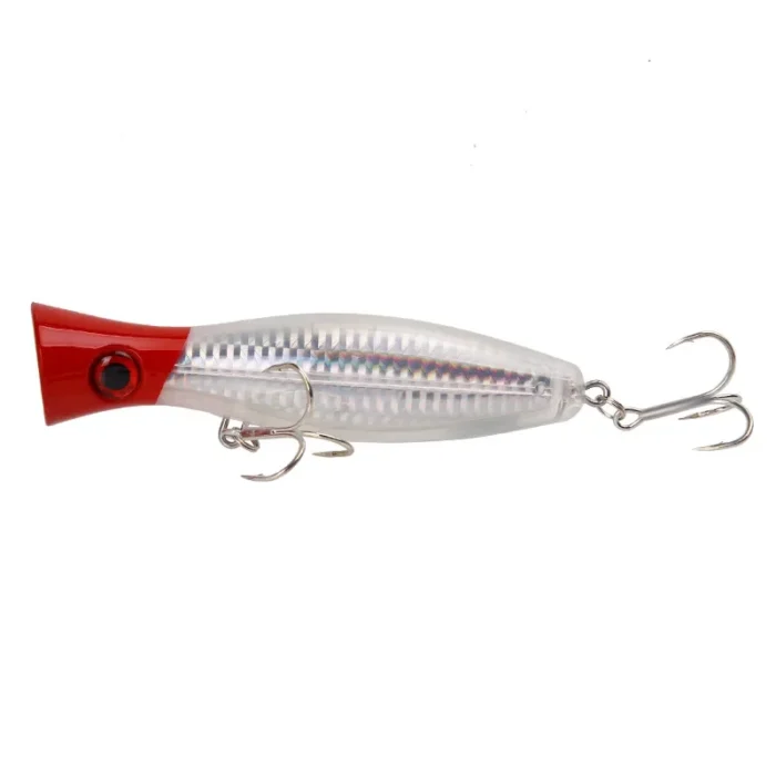 1pcs Popper Minnow Fishing Lure 12 5cm 40g Wobbler Topwater Hard Bait Artificial Bass Trout Fishing 5