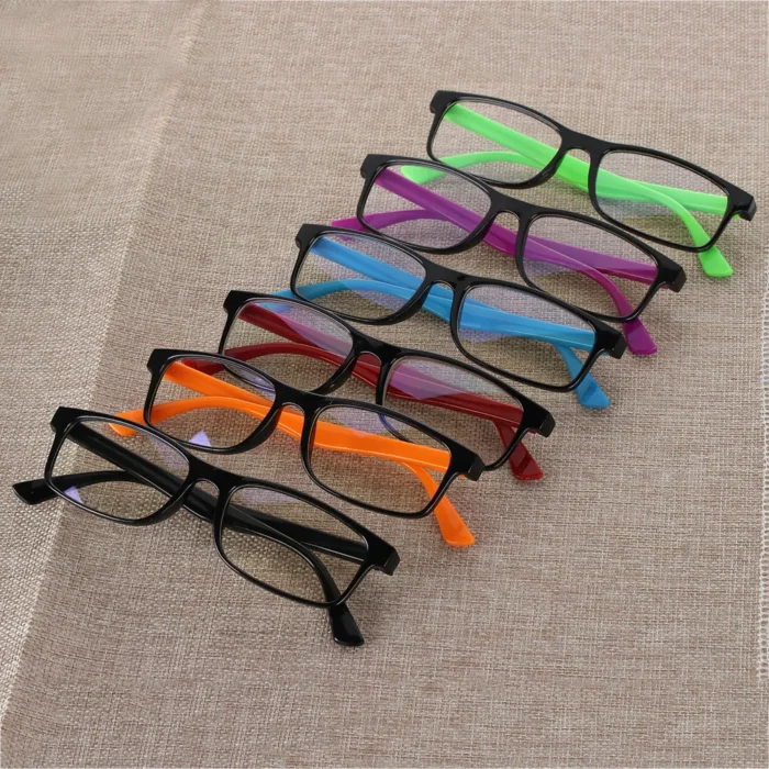 1pc Anti Blue Rays Radiation Glasses Computer Goggles Anti Uv Uv400 Flat Mirror Eyeglasses Unisex Fashion 2