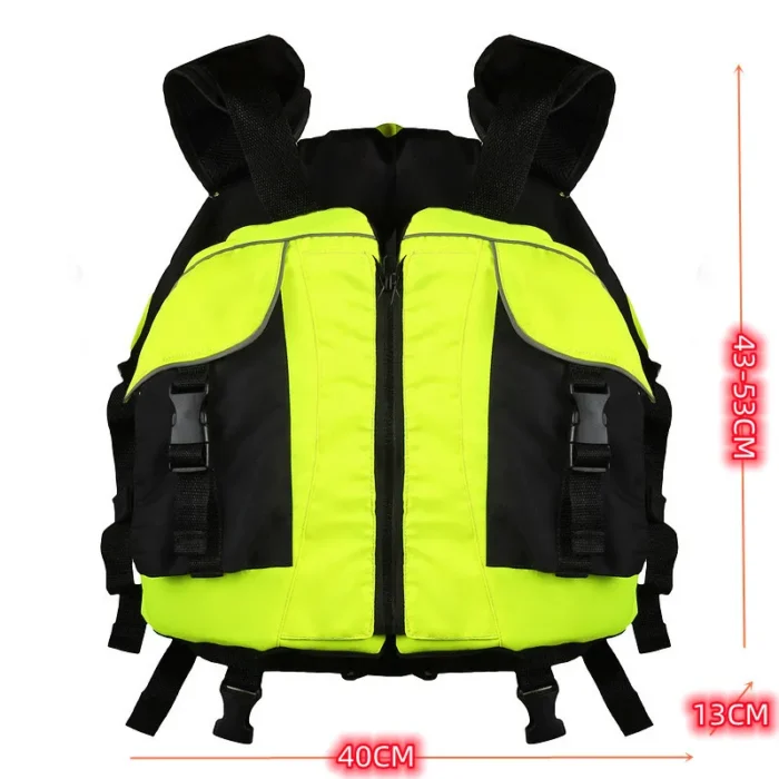 1pcs Fishing Vest Outdoor Swimming Buoyancy Vest Oxford Cloth Sea Fishing Life Jacket Portable Dragon Boat 10