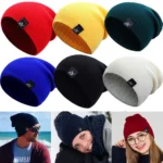 2021 Winter Hats For Woman New Men Beanies Knitted Solid Cute Hat Girls Autumn Female Baggy