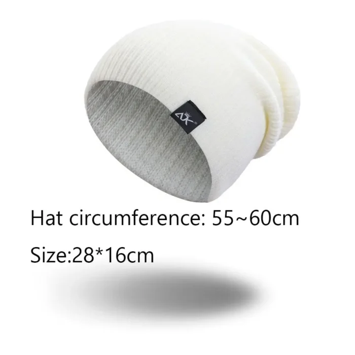 2021 Winter Hats For Woman New Men Beanies Knitted Solid Cute Hat Girls Autumn Female Baggy 4