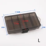 25uc 5 Grids Fishing Lures Bait Hooks Storage Box Fishing Tackle Storage Tray Organizers Case Fishing 3