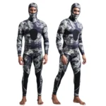 3mm Camouflage Diving Suit Men S Separate Print Hunting Fish Warm 5mm Surfsuit Snorkeling Suit Wetsuit 2