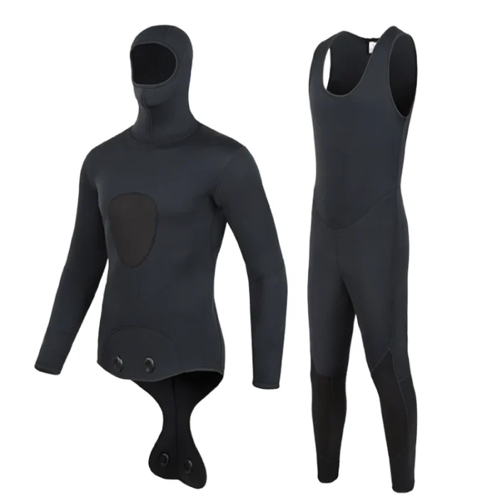 3mm Camouflage Diving Suit Men S Separate Print Hunting Fish Warm 5mm Surfsuit Snorkeling Suit Wetsuit 4