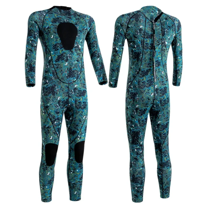 3mm Neoprene Wetsuit Men Surf Scuba Diving Suit Equipment Underwater Fishing Spearfishing Kitesurf Clothing Wet Suit