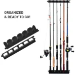 6 Hole Fishing Rod Storage Rack Wall Mounted Holder Storage Bracket For Thick Fishing Rods Hand 4