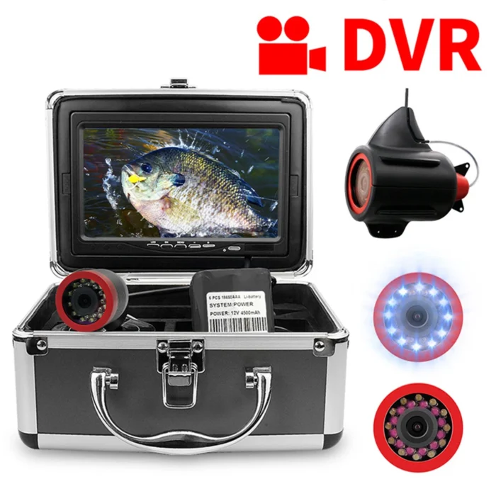 7 Inch Dvr Underwater Fishing Camera Portable Video Fish Finder For Outdoor Lake Sea Fishing Tools