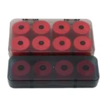 8 16pcs Foam Winding Board Fishing Line Shaft Bobbin Spools Tackle Box Red Lines Fishing Lure 4