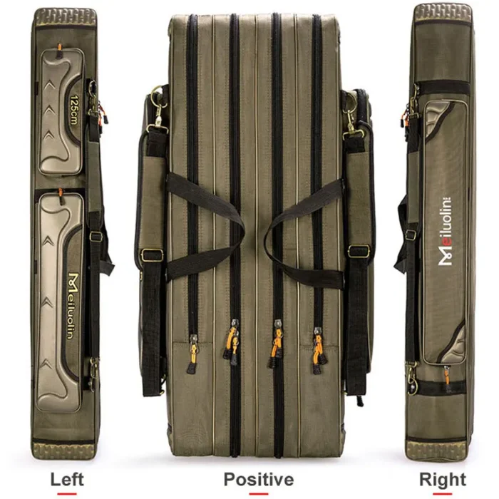 80 90 100 120 125cm Luggage Bag Portable Foldable Fishing Rod Carrier Fish Tackle Bag Tools