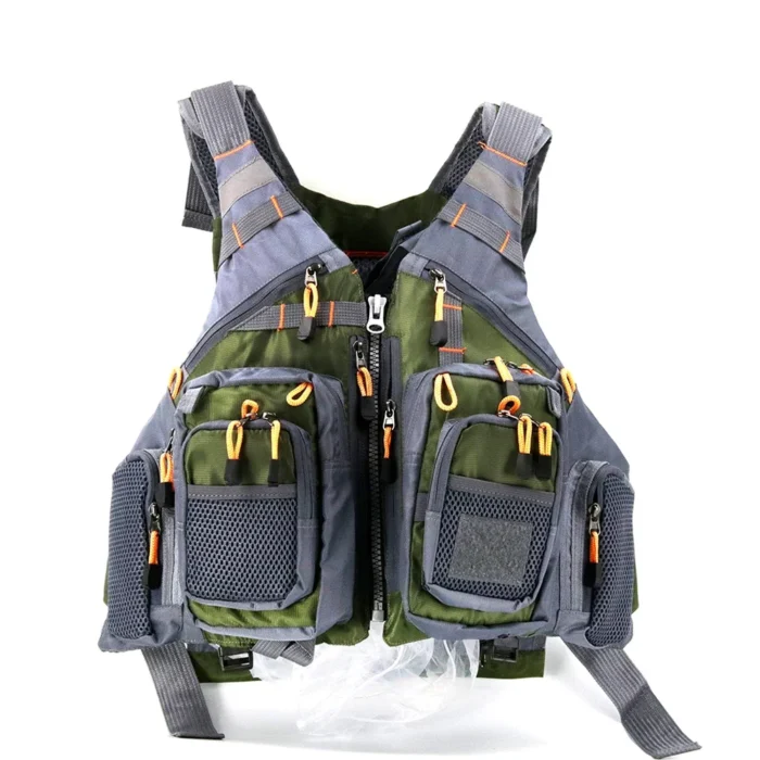 Alasicka Fishing Outdoor Sport Vest Men Vest Respiratory Utility Fish Vest No Foam Buy Foam Can 2