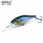 Aoclu Floating Minnow 70mm 8 8g Hard Bait Crank Deep Diver Depth 1 5 3 3m 5