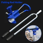 Adjustable Fish Pole Holder Storage Rack 360 Degree Stainless Steel Fishing Rod Bracket Outdoor Fishing Tool 2