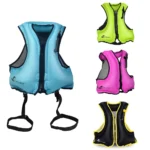 Adult Inflatable Swimming Life Vest Swimming Boating Life Vest Snorkeling Surfing Water Safety Sports Life Saving