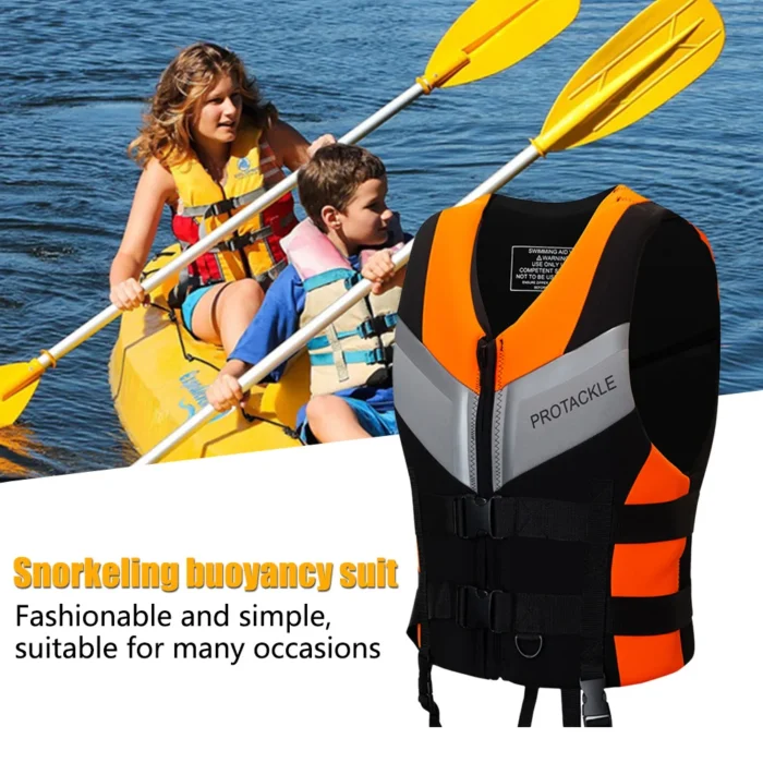 Adults Life Jacket Life Vest Water Sports Fishing Water Ski Vest Kayaking Boating Swimming Drifting Safety 1