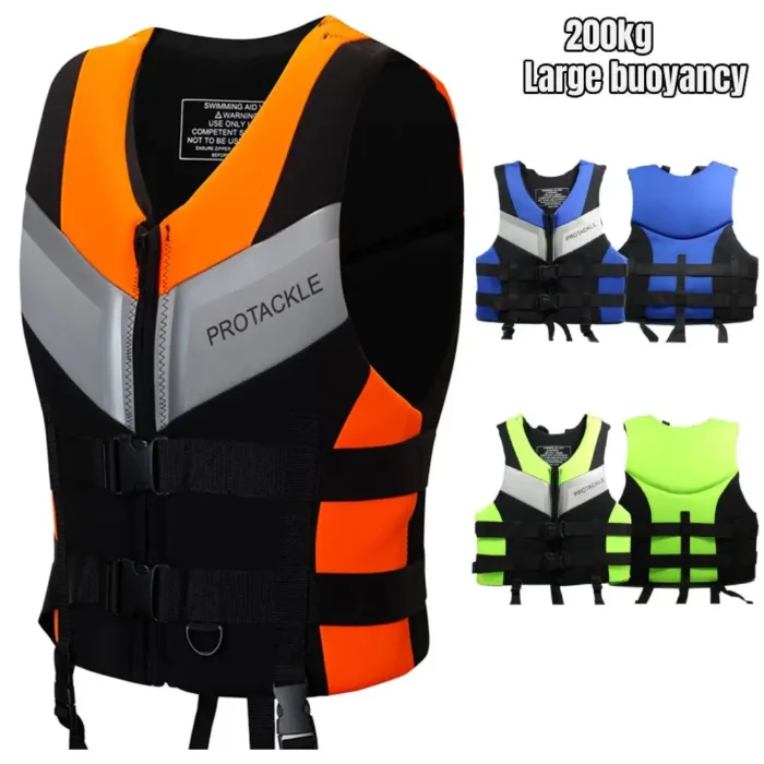 Adults Life Jacket Life Vest Water Sports Fishing Water Ski Vest Kayaking Boating Swimming Drifting Safety