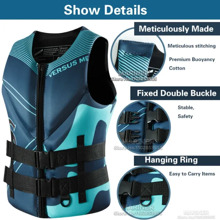 Adults Life Vest Kayak Kitesurf Jet Ski Life Jacket Motorboats Raft Rescue Swimming Drifting Boat Wakeboard 1