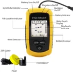 Alarm 100m Portable Sonar Fish Finders 45 Degrees Sonar Coverage Echo Sounder Alarm Transducer Lake Sea 5