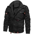 Autumn And Winter Men Trendy Jackets Military Coats Multi Pocket Jackets High Quality Male Cotton Casual 3