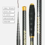 Bakawa Ultralight Carbon Fishing Rods 1 8m 7 2m Portable Telescopic Travel Mini Stream Feeder Pole 2