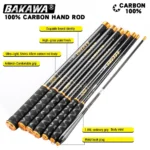 Bakawa Ultralight Carbon Fishing Rods 1 8m 7 2m Portable Telescopic Travel Mini Stream Feeder Pole 4