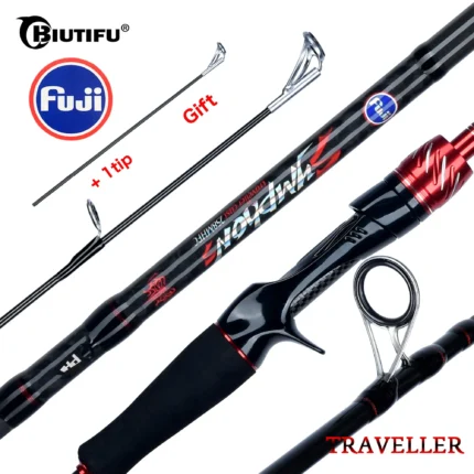 Biutifu Traveller Spinning Casting Fuji Lure Mini Rock Fishing Rod 1 8 2 1 2 4