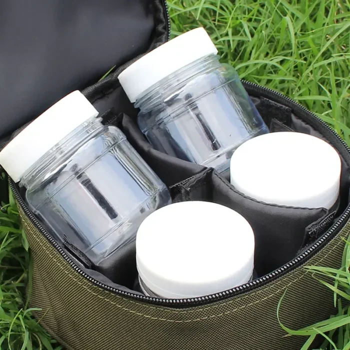 Carp Fihsing Hook Bait Storage Bag Organizer With Glug Pot Pouch Pop Up Boilies Carp Bait