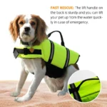 Daiseanuo Dog Fishing Vest Adjustable Pet Life Swimming Vest Clothes Boating Puppy Floatation Pfd For Small 1