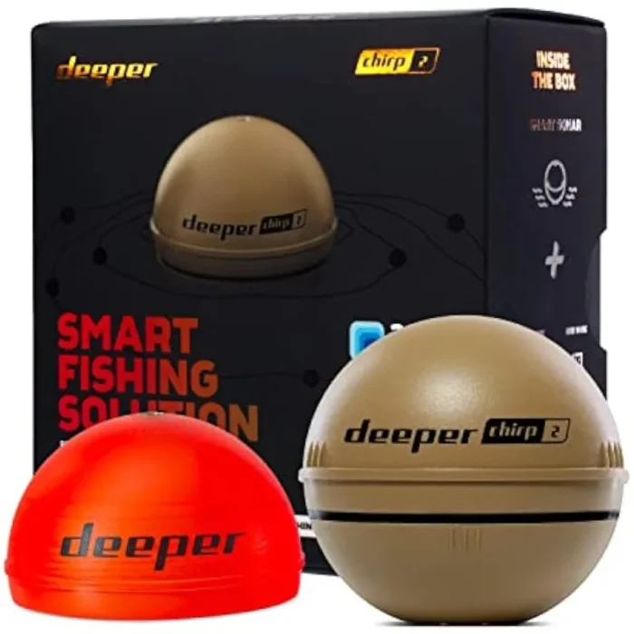 Deeper Chirp 2 Sonar Fish Finder Portable Fish Finder And Depth Finder For Kayaks Boats And