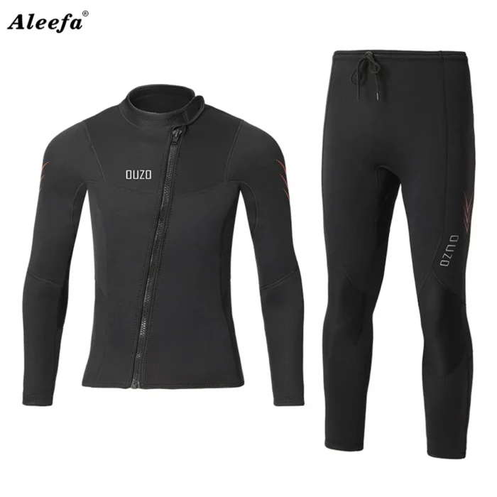 Diving Suit 3mm Men Wetsuit Neoprene Underwater Kitesurf Surf Surfing Spearfishing Jacket Pants Clothes Wet