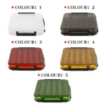 Double Sided Road Sub Box Fishing Gear Portable Accessory Storage Box Fishing Bait Box Mino Hard 3