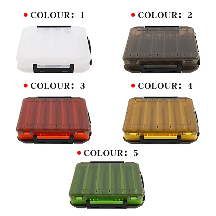 Double Sided Road Sub Box Fishing Gear Portable Accessory Storage Box Fishing Bait Box Mino Hard 3