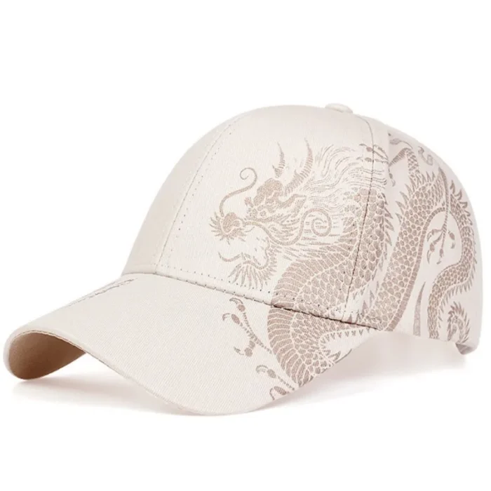 Dragon Pattern Men S Trendy Handsome Peaked Cap Cool Hip Hop Baseball Hat 5