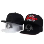 Fashion All In Embroidery Baseball Cap Brooklyn Black Cotton Hip Hop Snapback Hat For Men Women