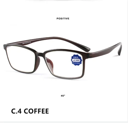 Fashion Tr Anti Blue Light Reading Glasses Ultra Light Eye Protection Readers Eyewear Unisex Elegant Comfortable