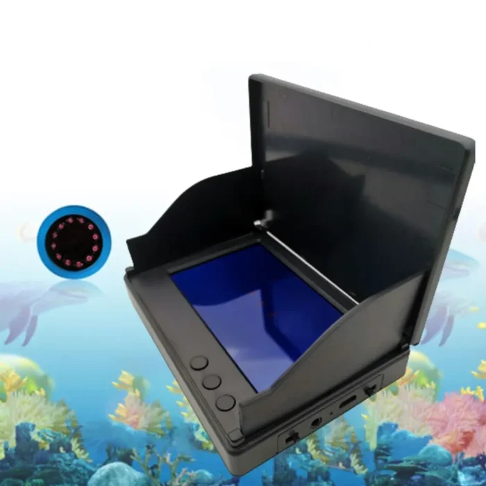 Fish Finder Lcd 4 3 Inch Display Underwater Fishing Camera Screen Waterproof Ips 800x480 10 Hours