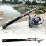 Fishing Rod And Reel Set Superhard Telescopic Fishing Rod 1 8 3 6m Spinning Reel 1000 3