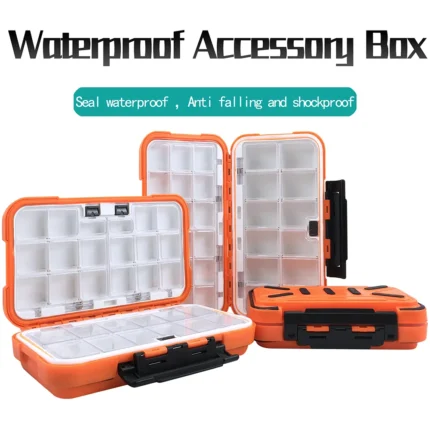 Fishing Waterproof Accessories Box Small Road Sub Box Fish Hook Storage Box Table Fishing Tools Fishing