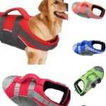 Five Color High Quality Pet Dog Life Jacket Safety Vest Dog Clothes Pet Swimsuit Vacation Oxford