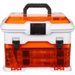 Flambeau Outdoors T4p Pro Multi Loader Fishing Tackle Box White Orange 33 5 Inches Long Plastic 1