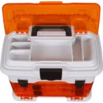 Flambeau Outdoors T4p Pro Multi Loader Fishing Tackle Box White Orange 33 5 Inches Long Plastic 2