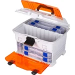 Flambeau Outdoors T4p Pro Multi Loader Fishing Tackle Box White Orange 33 5 Inches Long Plastic 3