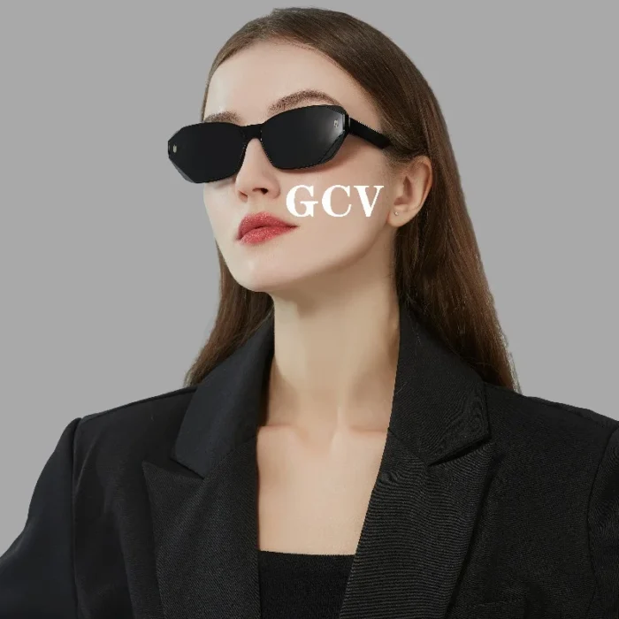 Gcv Brand Acetate Cat Eye Polarized Sunglasses Women Fashion Outdoors Eyewear Uv400 Ultraviolet Proof Quality Of 2